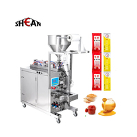 Machine automatique de remplissage et d'emballage de pâte liquide de sac de Sachet de chocolat de gelée de confiture d'huile de miel de ketchup à haute viscosité