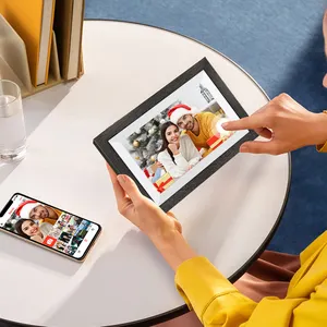 Оптовая продажа по индивидуальному заказу 10,1 дюймов цифровое видео кадровое изображение с петлей видеоцифровая фоторамка Android Wifi
