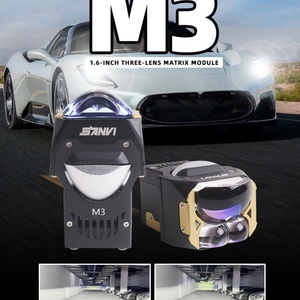 Long-lived 1.6 Inch M3 Led Module Super Bright Led Projector Lens Headlights Retrofit Led Lens Car Lamp 5500K - Product Image 6