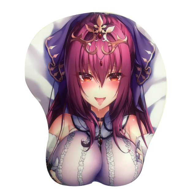 Customized Special Design 3D Mousepad Soft Touch Sexy Girl Phone Printed Buttock Breast Mouse Mat Non-slip