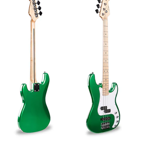 Smiger all'ingrosso corpo in pioppo lucido collo in acero e bullone per tastiera su costruzione G-B7-4 classico verde metallizzato pij bass - Product Image 1