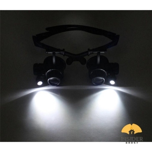 10X 15X 20X 25X occhio gioielli riparazione lente d'<span class=keywords><strong>ingrandimento</strong></span> <span class=keywords><strong>occhiali</strong></span> con 2 luci a LED lente di <span class=keywords><strong>ingrandimento</strong></span> - Product Image 4