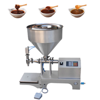 Machines de remplissage semi-automatiques à tête unique pour liquides, shampooing, cosmétiques, visqueux, épais, bouteilles, huile, miel, pesage et remplissage