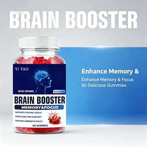 เยลลี่เสริมสมอง OEM/ODM สำหรับความจำและการโฟกัส, อาหารเสริมโอเมก้า 3 DHA, เยลลี่บำรุงสมองสำหรับเด็กและผู้ใหญ่, สำหรับคนทานมังสวิรัติ - Product Image 3