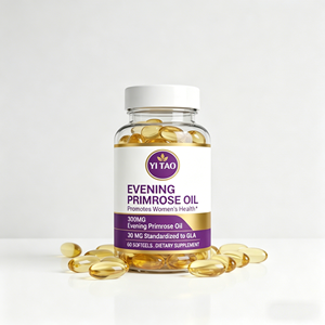 Capsules d'huile d'onagre – 300 mg avec 30 mg de GLA, favorise le bien-être féminin et la santé menstruelle, complément naturel - Product Image 1