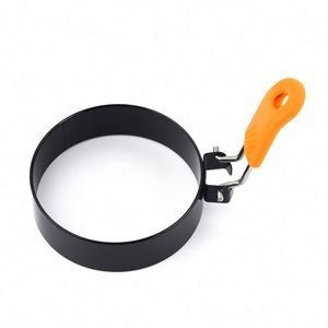 Pancake Rings Round Silicone Fried Egg Omelette Ring Mold <b>Breakfast</b> Sandwich <b>Maker</b> with Egg Cooker Ring - Product Image 6