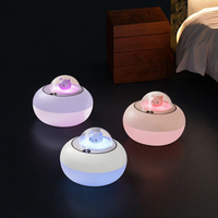 Mini humidificateur d'air USB portable en forme de chat mignon, diffuseur d'huiles essentielles d'aromathérapie, veilleuse pour hôtel, voiture, extérieur