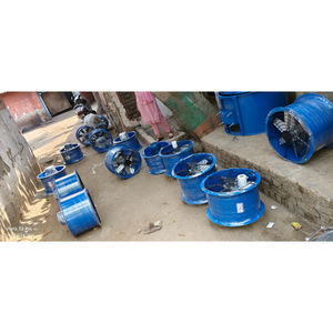 พัดลมอุตสาหกรรมแบบใบพัดแกน อลูมิเนียม ติดตั้งในท่อระบายอากาศ  แรงลมสูง มอเตอร์ทองแดง  งานหนัก อลูมิเนียม - Product Image 6