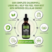Vente en gros sous marque privée : Sirop aqueux en vrac, Supplément Splina en vrac 6000 mg Menthe, Gouttes de chlorophylle liquide