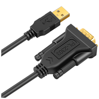 Cable Convertidor Serial USB 2.0 a RS232 DB9 de 3 Metros Cablecreation al por Mayor, Chipset PL2303, Conectores Chapados en Oro, Transferencia de Datos de 480M