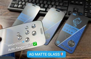 ฟิล์มกระจกนิรภัย AG Matte ป้องกันแสงสะท้อน ครอบคลุมเต็มจอ สำหรับ<span class=keywords><strong>เล่น</strong></span><span class=keywords><strong>เกม</strong></span> สำหรับ iPhone 17 Pro Max Samsung <span class=keywords><strong>A17</strong></span> ZTE <span class=keywords><strong>OPPO</strong></span> - Product Image 5