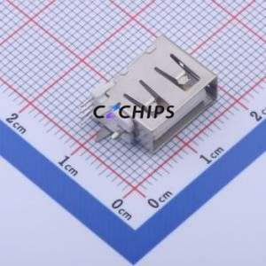 906-562B1016D10200 <b>USB</b> Connector Through hole Component (THT) Connector Type-<b>A</b> <b>USB</b> <b>2.0</b> Female Side Insert - Product Image 1