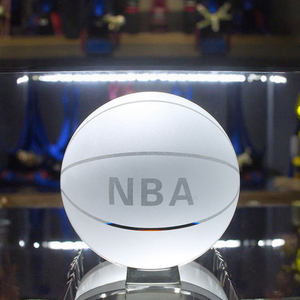 Ballon de basket en verre cristal brillant pour cadeaux d'anniversaire pour garçons et filles, cadeau créatif DIY - Product Image 4