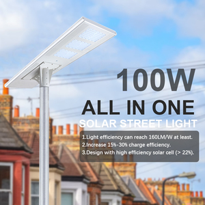 Lámpara Solar LED para Exteriores Felicity, Impermeable IP65, Integrada de 100W, Todo en Uno, Modelo A3-100W-S, Superventas - Product Image 6