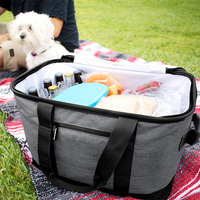 Sac repas isotherme réfrigéré de grande capacité pour le bureau, le pique-nique et le camping