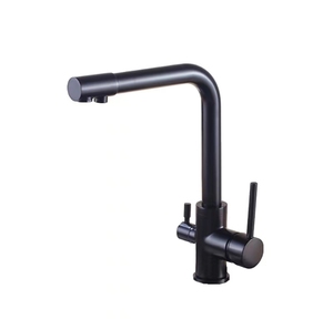 Robinet de bureau en acier inoxydable à rotation libre à 360 degrés purificateur d'eau classique robinet de bassin chaud et froid Purification de l'eau propre - Product Image 1