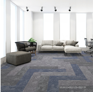 Dalles de moquette modulaires écologiques amovibles à boucles auto-adhésives avec support en PE, en nylon, pour bureaux et sols commerciaux - Product Image 3