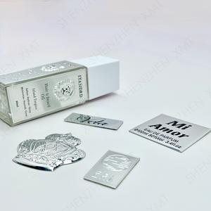 Etiquetas Adhesivas con Logotipo en Relieve 3D Impermeables con Impresión Personalizada, Etiqueta de Metal de Aluminio para Botellas, Etiqueta Personalizada para Perfumes - Product Image 6