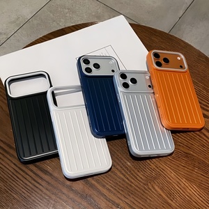 Coque de téléphone antichoc Senyork de haute qualité avec motif rayé pour iPhone 17 Pro Max 16 15 14 13, coque arrière en TPU PC - Product Image 1