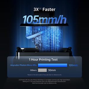 สำหรับเครื่องพิมพ์สามมิติ Anycubic Photon Mono M5s Pro ขนาด 10.1 นิ้ว ความแม่นยำ 19 ไมครอน ความละเอียด 12k จอ LCD อัตโนมัติ ขนาด 200*218*123 มม. - Product Image 4