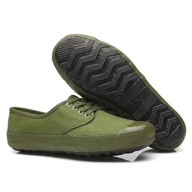 加硫作業靴グリーンブルーブラックカモフラージュビッグサイズラバーソールカスタマイズハイローアッパー工場供給
