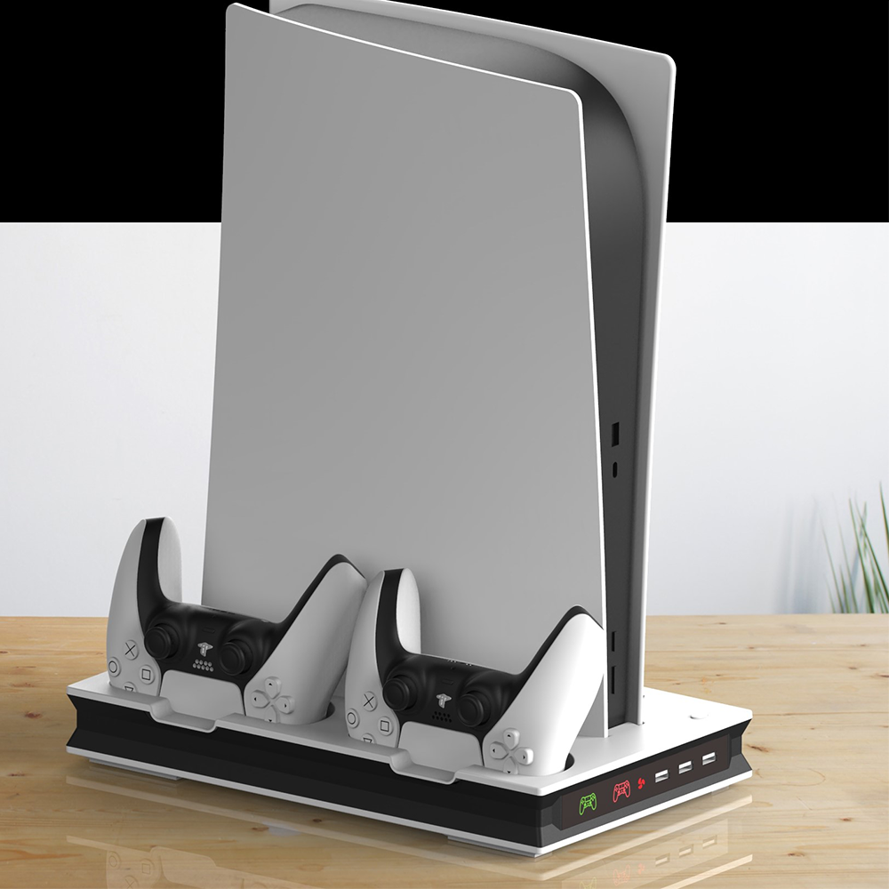 Заводская поставка, многофункциональный зарядный охлаждающий вентилятор Ps5, зарядное устройство, подставка для Ps5, набор игровых консолей