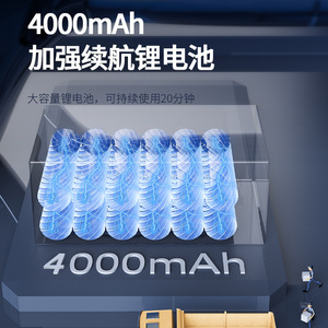 Handheld Car <b>Vacuum</b> Cleaner 0.6L HEPA Filter Strong Suction <b>Portable</b> Wet Dry Use - Product Image 2