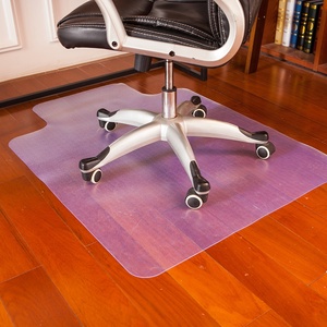 Tapete de Escritorio Lavable y Duradero con Borde Protector para Pisos de Madera, Tapete Transparente de PVC para Silla, para Uso en el Hogar - Product Image 2