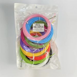 Filament PLA PCL FILAMENT Accessoire pour imprimante 3D Stylo 3D multicolore Filagment plastique 10/20 Rouleaux 5 M/Couleur 1.75mm - Product Image 1