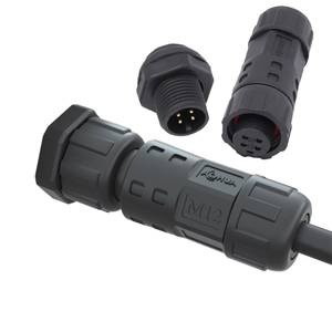 Sistema de Control Remoto, Conector de Cable Eléctrico Macho-Hembra con Contacto de Cobre 3P, Carcasa de Nailon, Resistente al Agua IP67 IP68 - Product Image 1