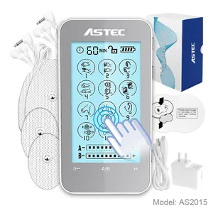 Touch screen tens unit 12 modalità mobile style acupointtens mini massager tens ems tens machine massager