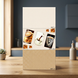 Carreaux muraux en céramique émaillée numérique design théière 300x450mm brillants pour murs décoratifs intérieurs de cuisine - Product Image 2