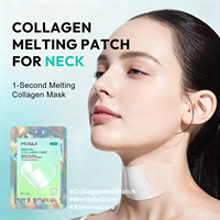 Nouveaux produits : Masque facial soluble au collagène pour le front, les joues et le cou, effet liftant et fondant, en feuille, pour peaux sèches