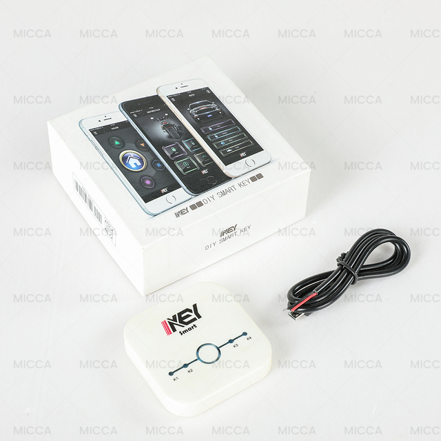 Auto Smart Key Car Alarm Keyless Entry System With Remote APP Control Door Opener