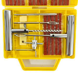 Kit de réparation de pneus d'urgence robuste pour voiture et vélo avec poignée en T, ensemble de réparation de crevaison et de patchs pour voiture - Product Image 3