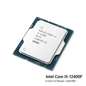 Processeur de bureau Intel Core i5-12400F 12e génération, 6 cœurs, 12 threads, LGA1700, pour PC de jeu, vente en gros - Product Image 3