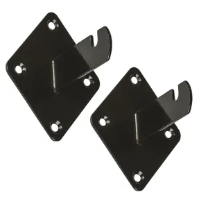 Custom Heavy Duty Grid Panel Mounting Hangers Gridwall Mount Wall Brackets For Grid or Slatgrid Panels