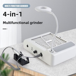 Machine à manucure 4-en-1 80W, perceuse à ongles, aspirateur de poussière, éclairage, équipement de salon de manucure - Product Image 2
