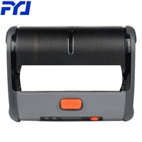 F6204 Printer Terminal 110mm, Printer stiker genggam pengisian USB WIFI BT 4 inci Desktop semua dalam satu