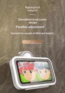 Support mural universel rotatif à 360° étanche et réglable à ventouse pour téléphone de douche de salle de bain – Vente en gros - Product Image 6