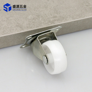 ล้อเลื่อน Shengyuan ขนาด 1.5 นิ้ว ล้อ PP สำหรับรถเข็นอุตสาหกรรม แบบมีรูยึด ทนทานต่อการสึกหรอ ล้อมีพื้นผิวแข็งแรง - Product Image 2