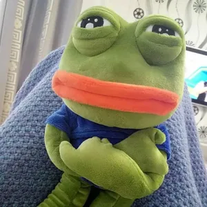 Peluche Grenouille Triste Mignonne, Coussin Doux et Rembourré, Poupée en Peluche Animal <span class=keywords><strong>Pepe</strong></span> la Grenouille Triste avec Expression, Cadeau d'Anniversaire pour Garçons et Filles - Product Image 3