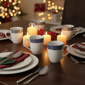 Hot Selling 10oz Fine Porcelain <strong>Mug</strong> / Coffee <strong>Mug</strong> with Silver for Party Use - Product Image 1