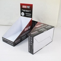 Papier recyclable personnalisé PDQ boîte de présentation présentoir de comptoir pour magasin carton comptoir boîte de présentation