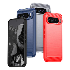 Coque de téléphone ultra fine en fibre de carbone TPU à dissipation thermique brossée pour Google Pixel <span class=keywords><strong>10</strong></span>/<span class=keywords><strong>10</strong></span> Pro/<span class=keywords><strong>10</strong></span> Pro XL/9/9 Pro/8/8A Cover - Product Image 1