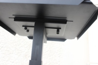 Support de sol télescopique mobile en alliage métallique pour ordinateur portable et projecteur, capacité de charge 15 kg