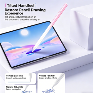 Nuevos Botones Rápidos y Lápices Stylus <span class=keywords><strong>con</strong></span> Punta de POM Alternativa para <span class=keywords><strong>Apple</strong></span> <span class=keywords><strong>Pencil</strong></span> de 1ª/2ª Generación para iPad (Rechazo de Falsificaciones) - Product Image 5