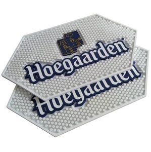 Factory Custom New <b>PVC</b> Soft Rubber Bar Mat Multi-Functional Non-Slip Drainage Mat Bar Counter Mat Coffee Cup Mat - Product Image 5