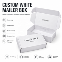 Cajas de Cartón Corrugado Blancas Grandes para Envío por Correo, Personalizadas de Fábrica, al por Mayor, Impresas con Logotipo CMYK, Caja de Embalaje de Cartón Corrugado