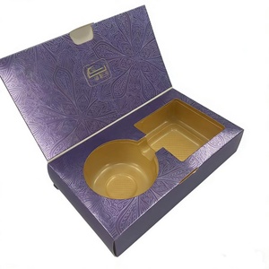 Factory Custom Eco Friendly Paper Gift <b>Box</b> Exquisite Embossed and Gold Stamping Wine Packaging <b>Box</b> - Product Image 5